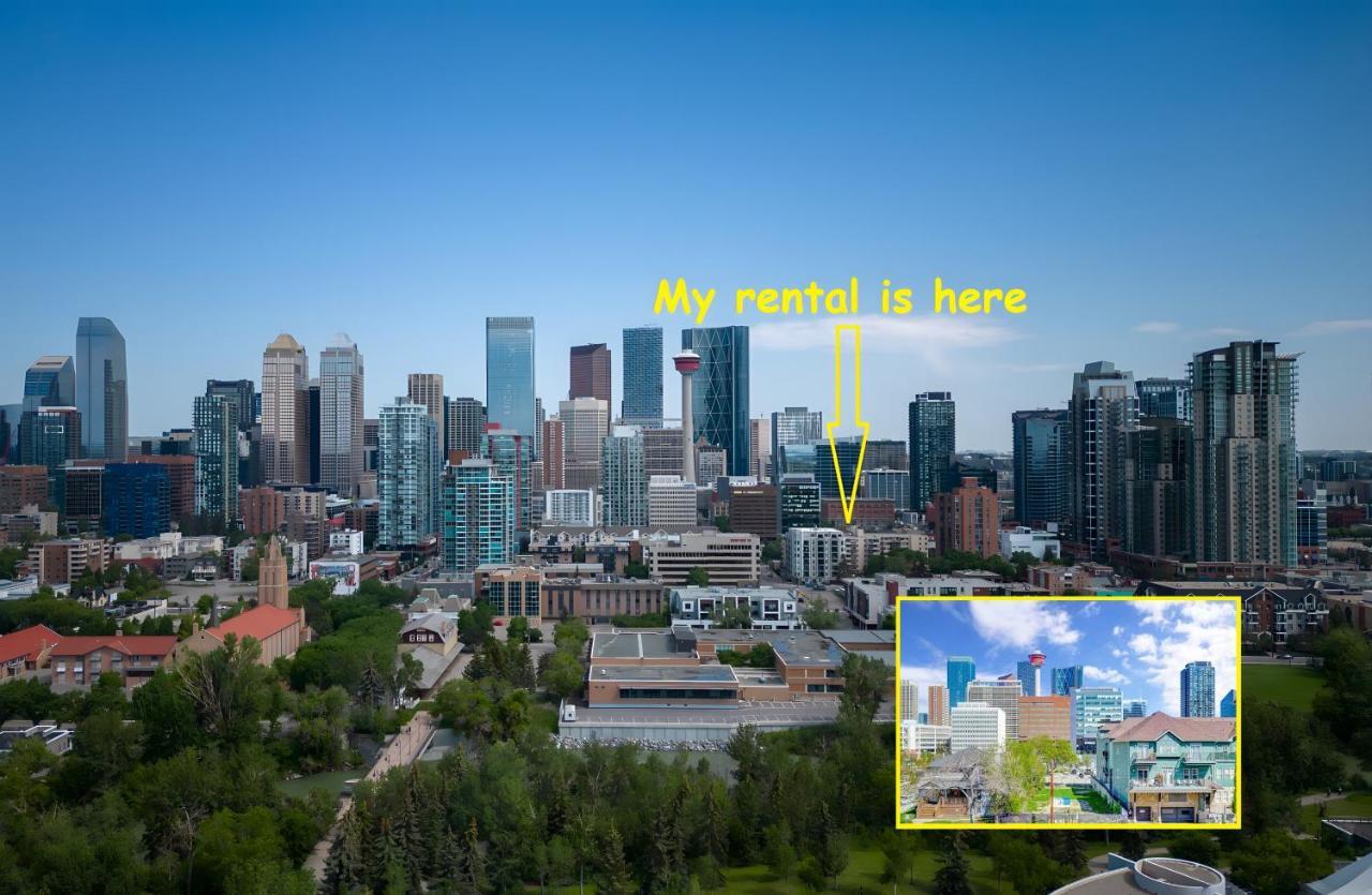 Entire Condo Downtown, Walk To Bmo & Stampede, Parking, 1,5 Hrs To Banff YYC Exterior foto